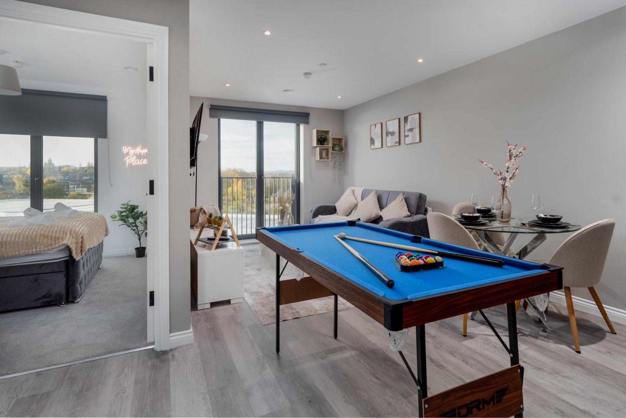 Springwell Suite - City Centre - Balcony & Pool Table - 3 Bed Leeds  Esterno foto